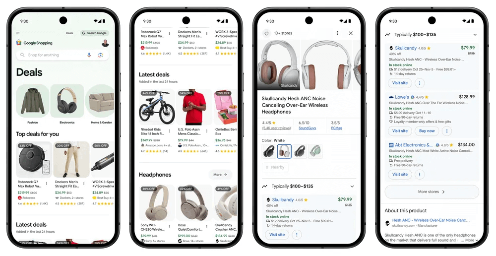 Z AI na zakupach – Google Shopping stawia na sztuczną inteligencję, Komerso.pl